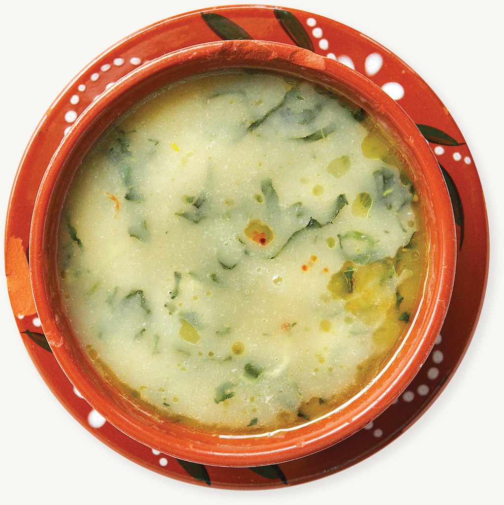 Sup Sayuran Hijau Portugis
