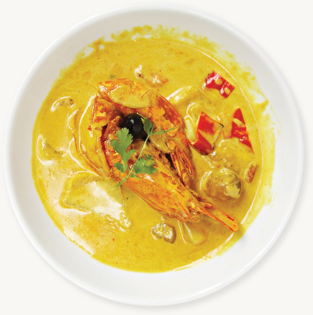 Shrimp in Curry Sauce