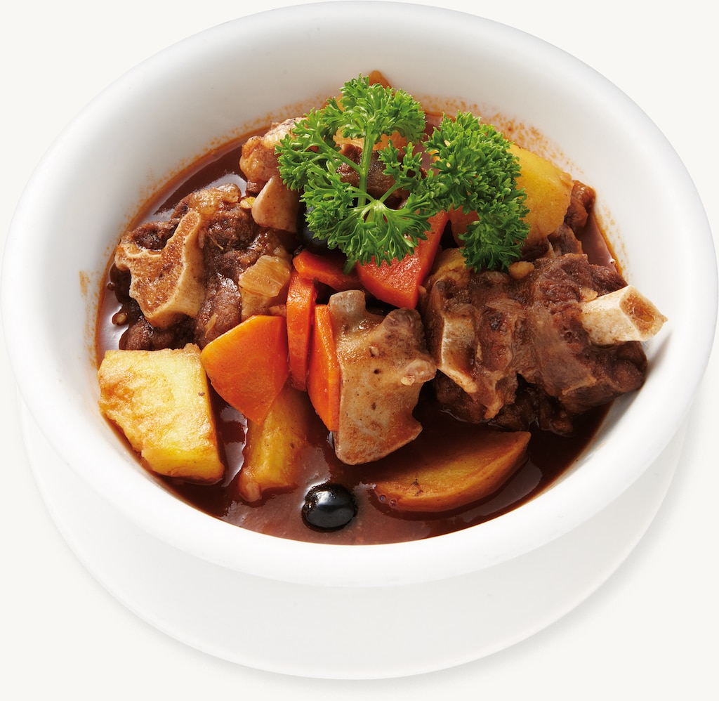 Stewed Oxtail with Red Wine